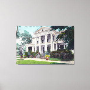 Lienzo Opinión exterior House de comandante, patio de