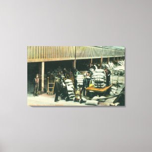 Lienzo Opinión los trabajadores de la yarda de la nave