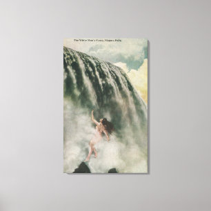 Lienzo Opinión una mujer en las caídas
