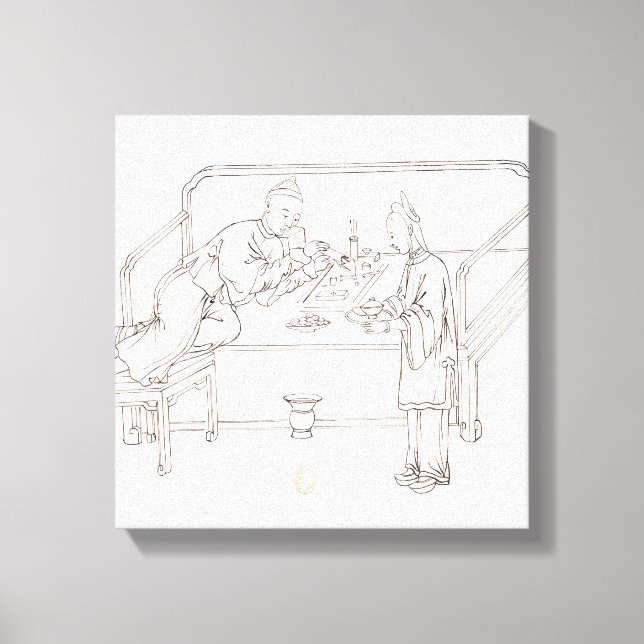 Lienzo Opio de tabaco (Anverso)