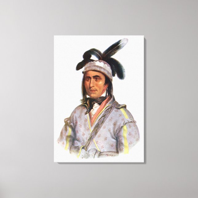 Lienzo Opothle-Yoholo, un jefe arrogante (Anverso)