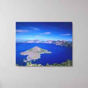Lienzo OR, Parque Nacional Crater Lake, Isla Wizard y Crá