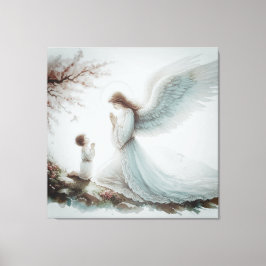 Lienzo Oración del Ángel de la Guarda