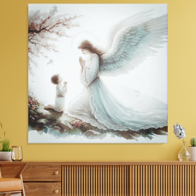 Lienzo Oración del Ángel de la Guarda (Insitu (Sala de estar))