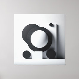 Lienzo Orbit of Silent Contrast