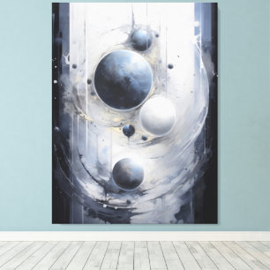 Lienzo Órbita surrealista