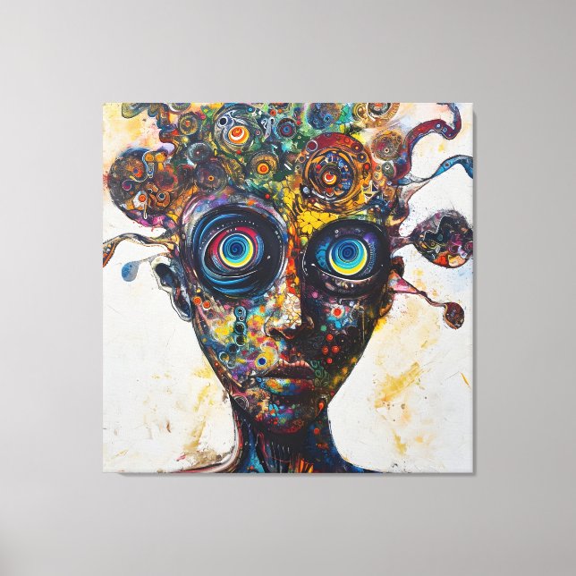 Lienzo Orbiting Intuition (Anverso)