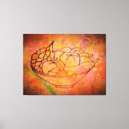 Lienzo Orchard Mélange: Armonía fructífera sobre