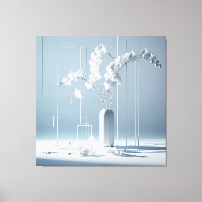 Lienzo Orchid Geometry (Anverso)