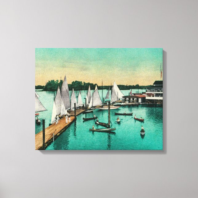 Lienzo Oregon Yacht Club (Anverso)