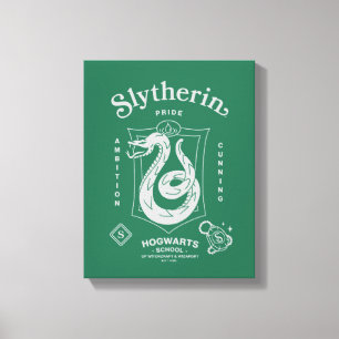 Lienzo ORGULLO DE SLYTHERIN Ambición Astucia Emblema