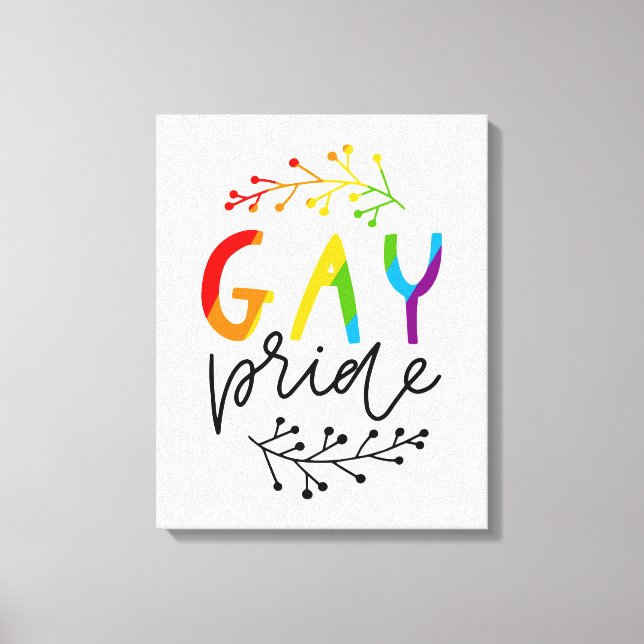 Lienzo Orgullo gay (Anverso)