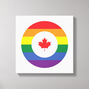 Lienzo Orgullo gay de Canadá