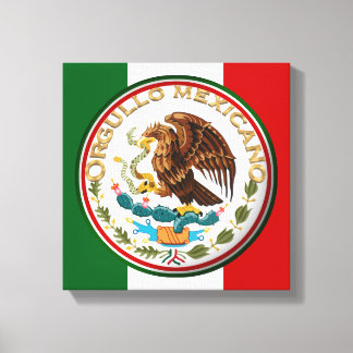 Lienzo Orgullo Mexicano (Águila de la bandera mexicana)