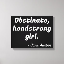 Lienzo Orgullo y prejuicio