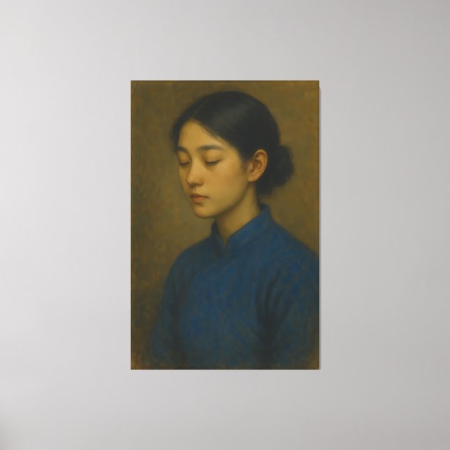 Lienzo Oriental Classical Fine Art Portrait – Museum Grad (Anverso)