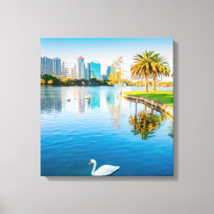 Lienzo Orlando Florida Wrapped Canvas Art 16.80 X 17.50"