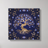 Ornamento de ojos malvados del árbol de la vida