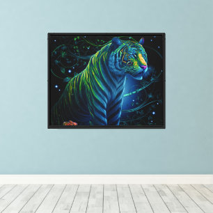 Lienzo Ornate Green Tiger
