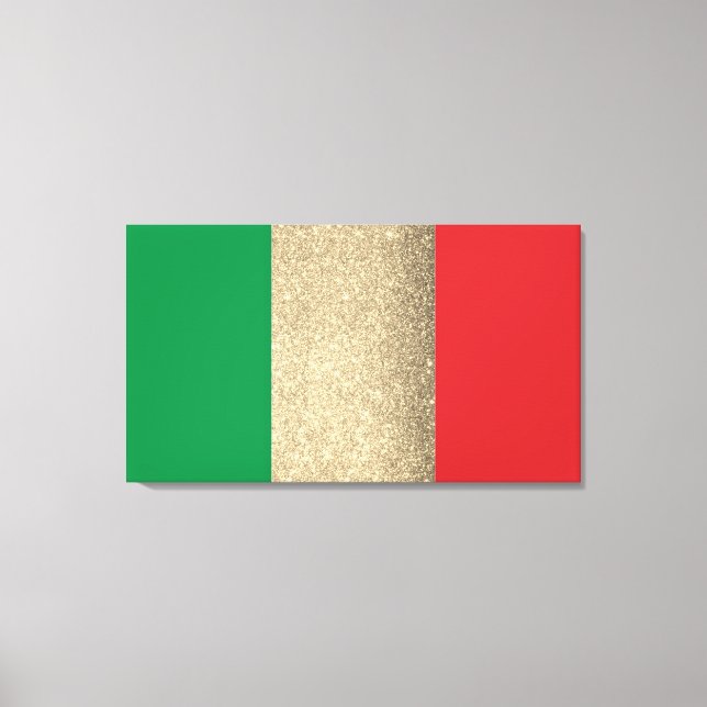Lienzo Oro de bandera italiana (Anverso)