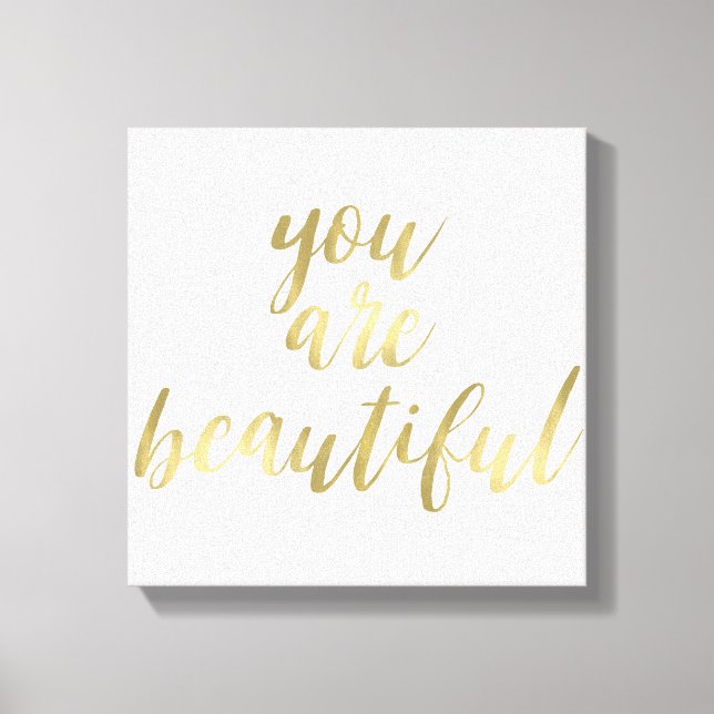 Lienzo Oro que eres hermosa (Anverso)