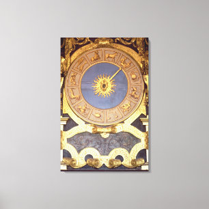Lienzo Orologio Zodicale (reloj del zodiaco) (fresco y