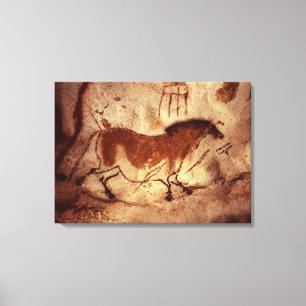 Lienzo Oscile la pintura de un caballo, c.17000 A.C.