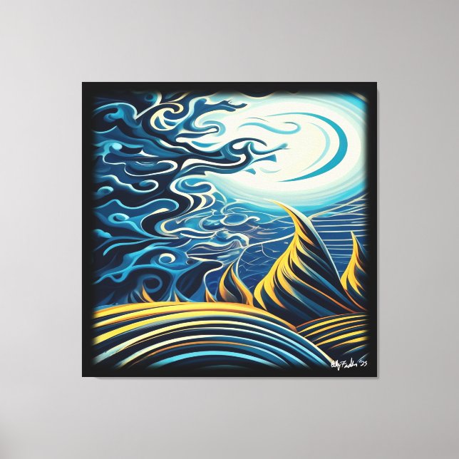 Lienzo Oscuridad (Anverso)