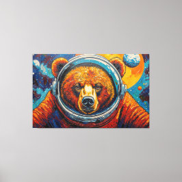 LIENZO OSO EN EL ESPACIO