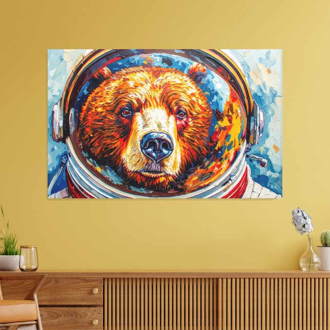 LIENZO OSO EN EL ESPACIO-9 (Insitu (Sala de estar))