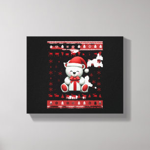 Lienzo Oso Navidad Navidad (5)