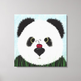 Lienzo Oso Panda Adorable