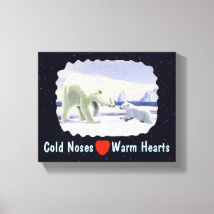 Lienzo Oso Polar - Mama Nose Best
