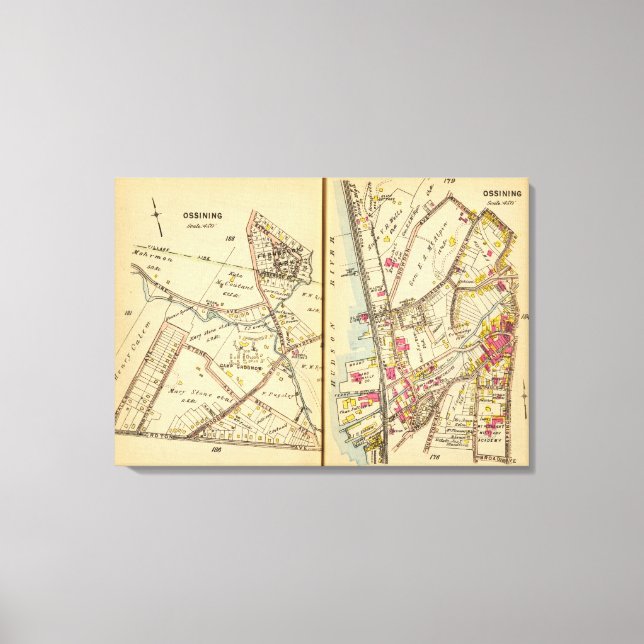 Lienzo Ossining, Nueva York (Anverso)