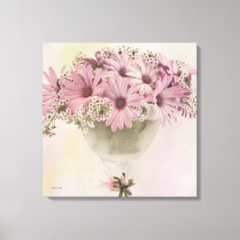 Lienzo Osteospernum rosa