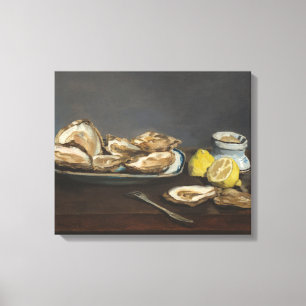 Lienzo Ostras (de Edouard Manet)