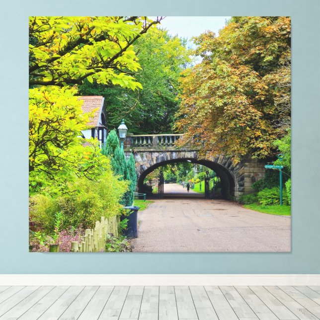 Lienzo Otoño (Insitu (piso de madera))