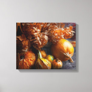 Lienzo Otoño - Calabaza - Naturaleza muerta con calabazas