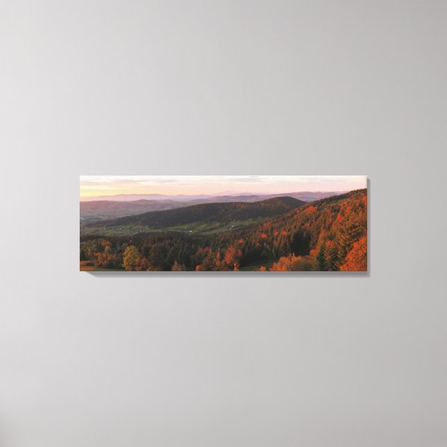 Lienzo Otoño de Beskids (Anverso)