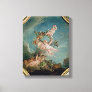 Lienzo Otoño, de una serie de las Cuatro Estaciones