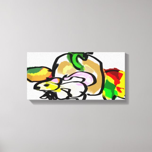 Lienzo Otoño del ratón (Anverso)