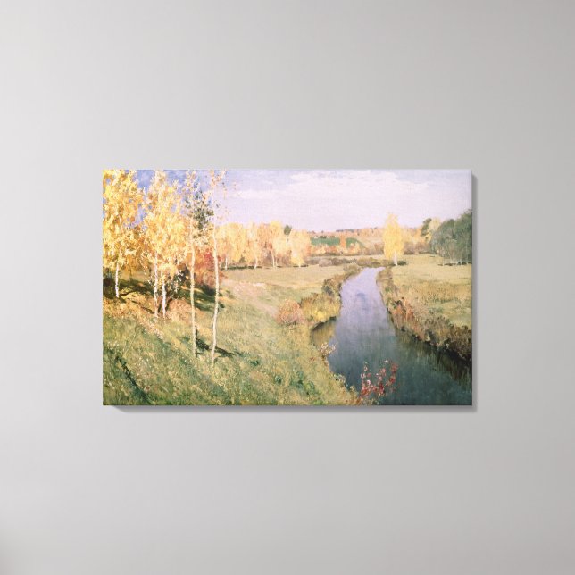 Lienzo Otoño dorado, 1895 (Anverso)