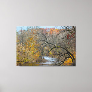 Lienzo Otoño en el arroyo Perkiomen