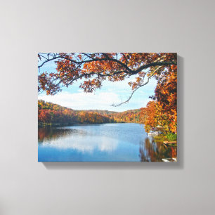Lienzo Otoño en el lago Killarney