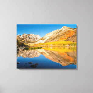 Lienzo Otoño en el lago North, California