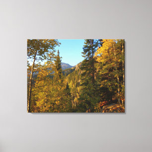Lienzo Otoño en el sendero hacia Dream Lake