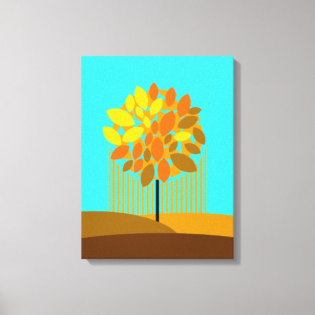 Lienzo Otoño - Las Cuatro Estaciones (Anverso)