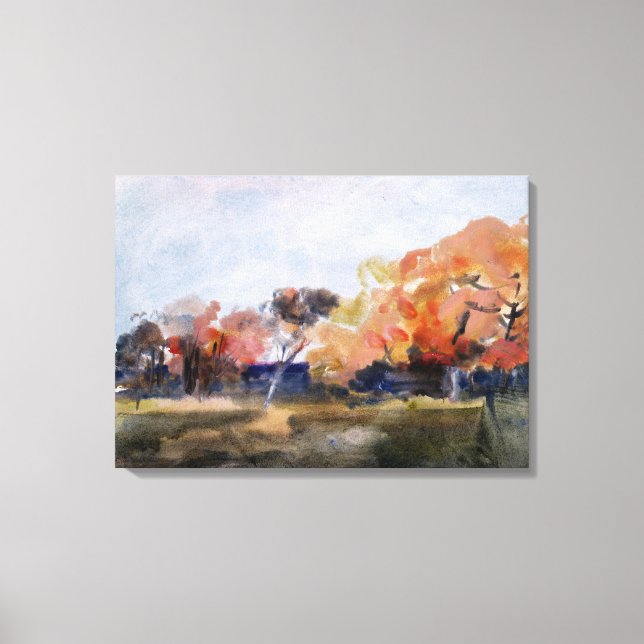 Lienzo Otoño, Sussex (Anverso)