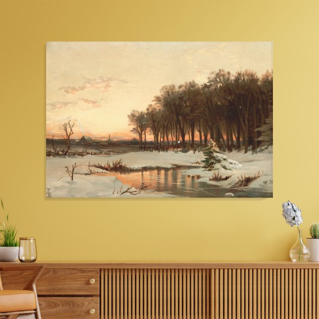 Lienzo Otoño Tardío, Río Saco (Insitu (Sala de estar))