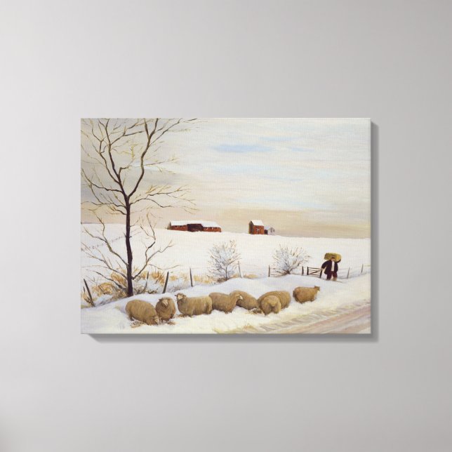 Lienzo Otro invierno duro (Anverso)